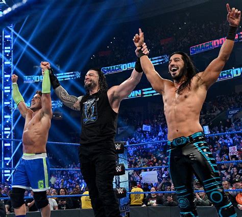Smackdown results and grades - SmackDown general manager Nick Aldis was seated ringside and informed Heyman that Reigns would defend his title against Styles, Knight and Orton in a fatal four-way match at the Royal Rumble.